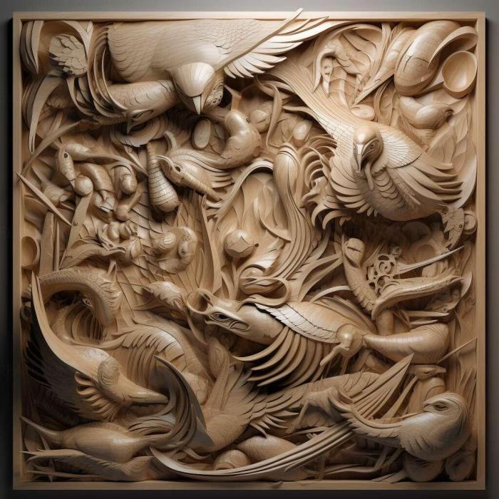 نموذج ثلاثي الأبعاد لآلة CNC 3D Art 